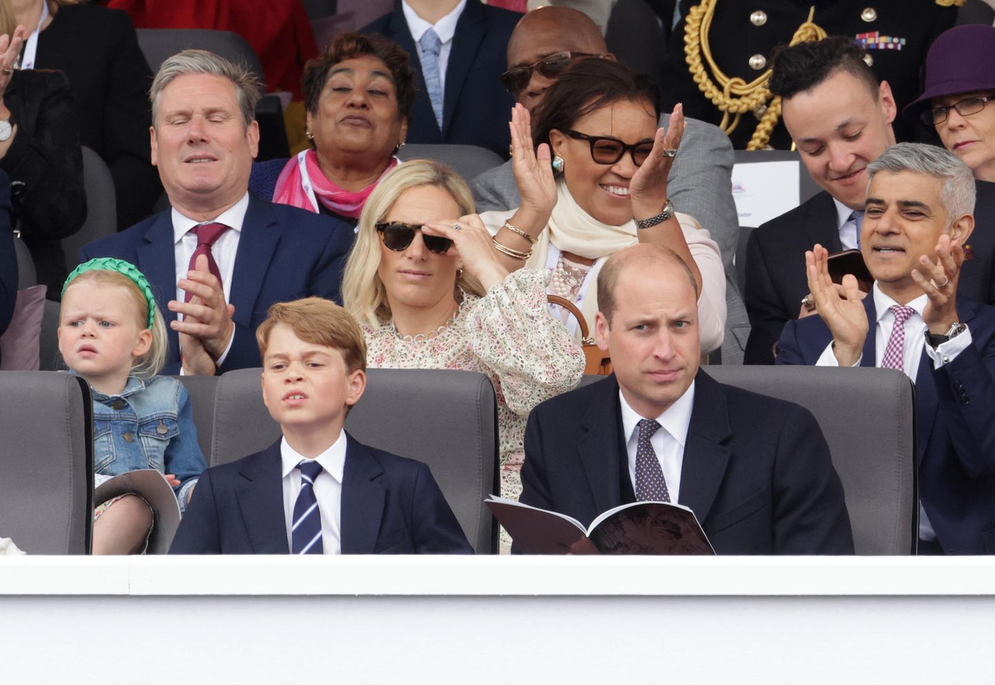 Queen Elizabeth: Die schönsten Bilder ihres 70. Thronjubiläums, Prinz George, Prinz William