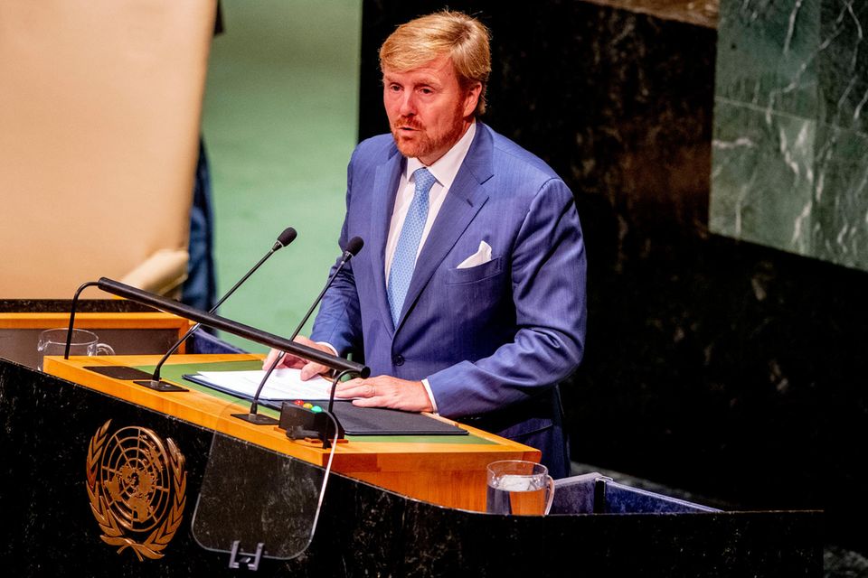 Europäische Royals: König Willem-Alexander der Generalversammlung der Vereinten Nationen 2019 König Willem-Alexander der Generalversammlung der Vereinten Nationen 2019