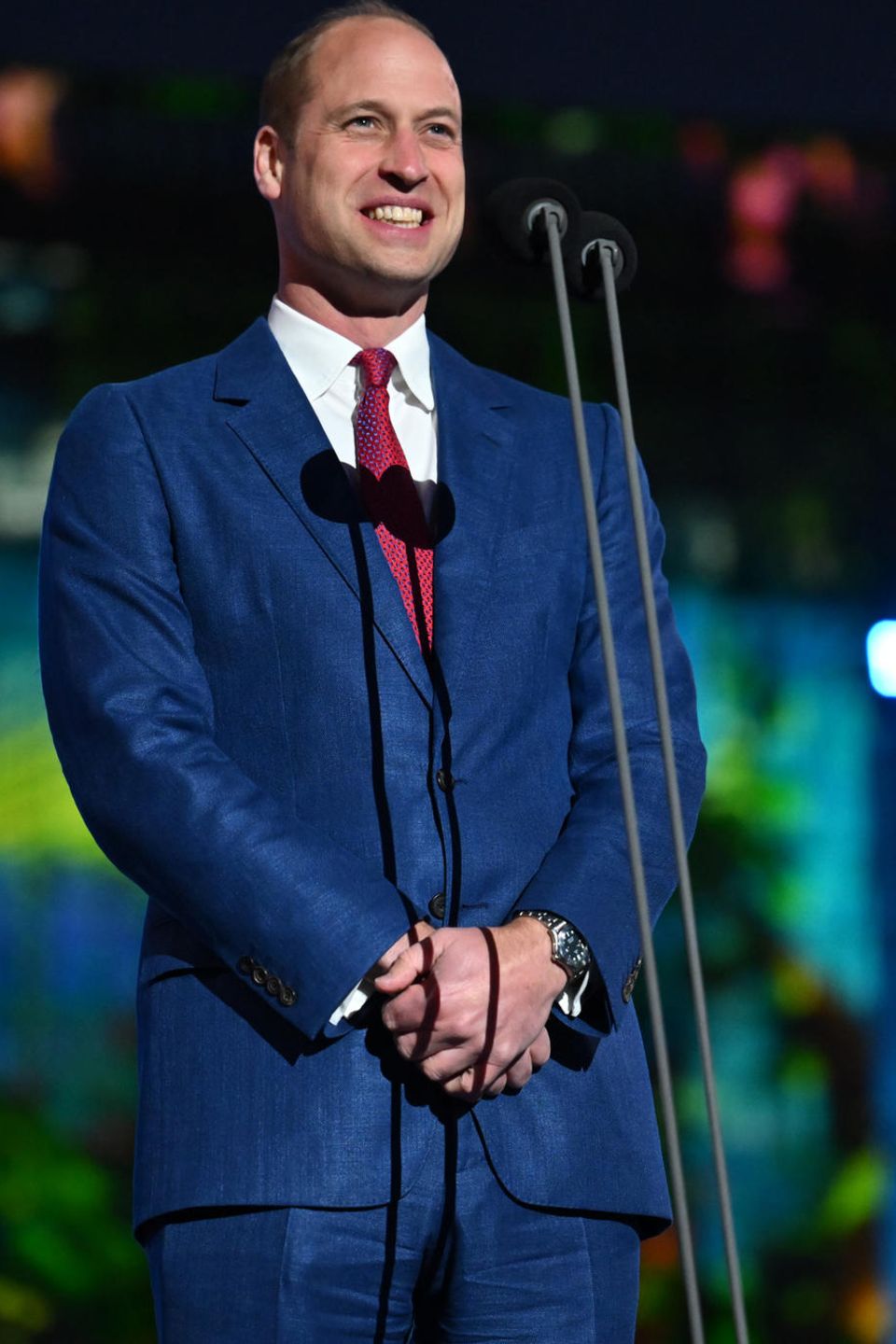 Prinz William wird bei seiner Rede bei der Party at the Palace im Rahmen des Platinjubiläums von einem Fan zum Lachen gebracht. Prinz William wird bei seiner Rede bei der Party at the Palace im Rahmen des Platinjubiläums von einem Fan zum Lachen gebracht.