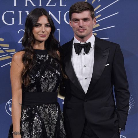 Kelly Piquet und Max Verstappen bei der FIA Preisverleihung.