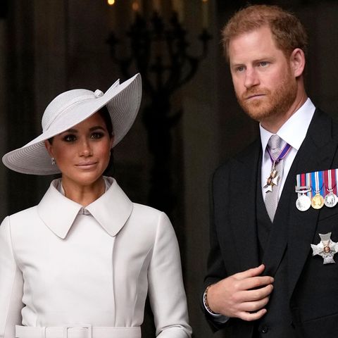 Herzogin Meghan und Prinz Harry beim Thronjubiläum