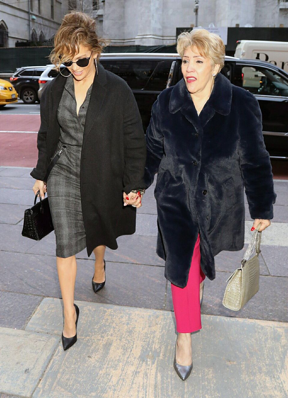 Jennifer Lopez mit ihrer Mutter Guadalupe Rodriguez 2018 in New York.