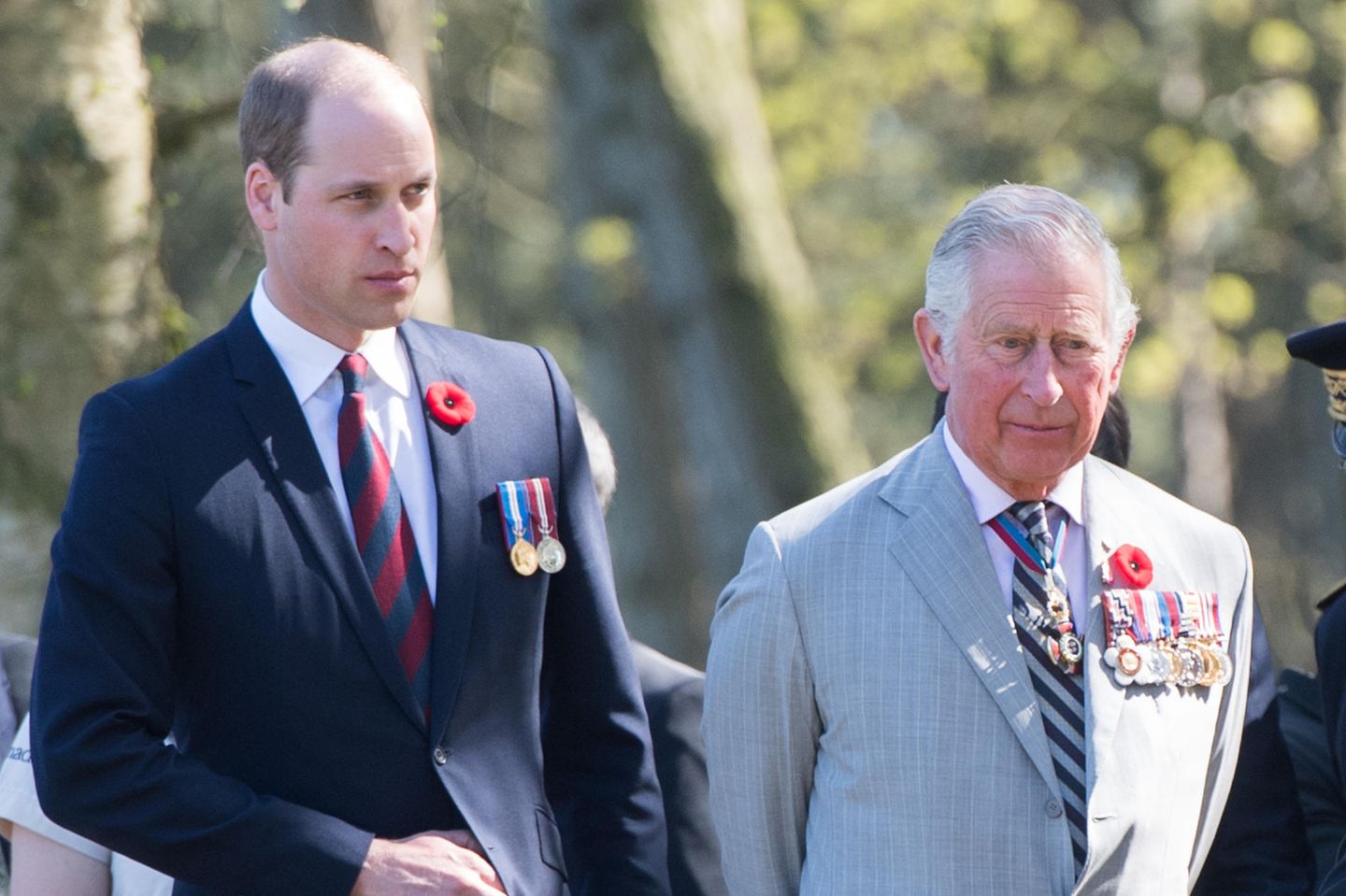 Prinz William und Prinz Charles