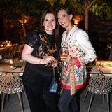 Marlies Böwing (Sisley) und Stefanie Franz (Dr. Grandel) beim Dinner im "Ocean".