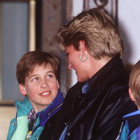 Prinz William + Prinzessin Diana + Prinz Harry