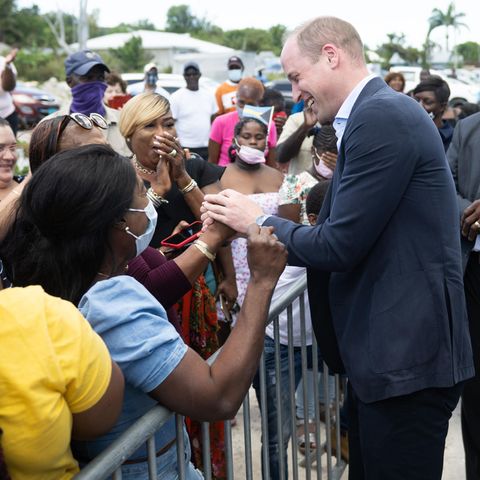 Prinz William auf den Bahamas