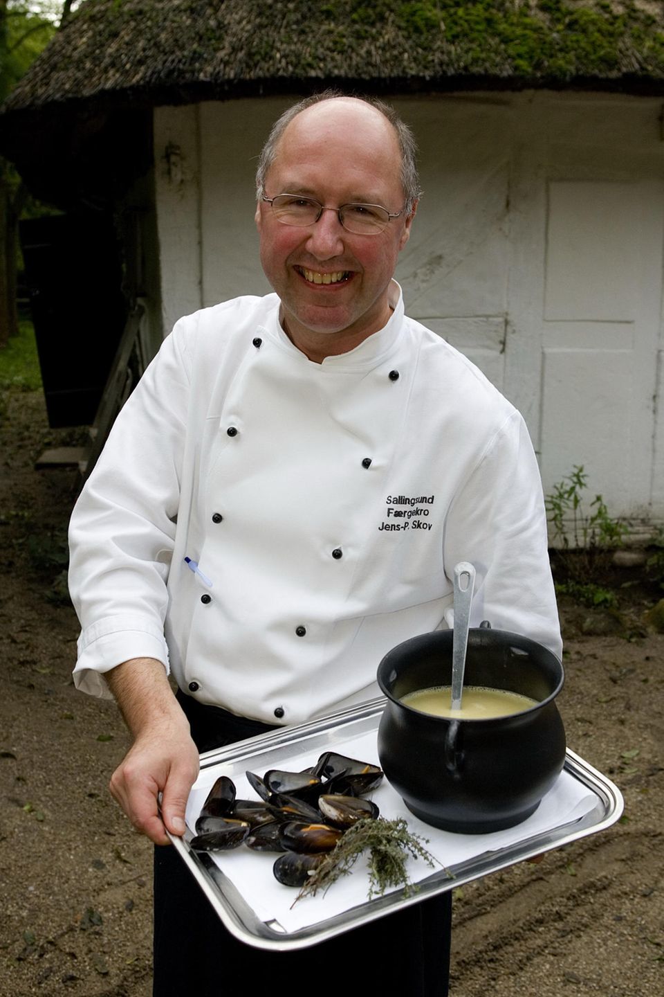 Königshaus-Koch Jens-Peter Skov bei einem Kochwettbewerb 2006 in Oslo.