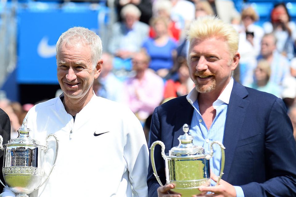 Boris Becker: John McEnroe und Boris Becker John McEnroe und Boris Becker