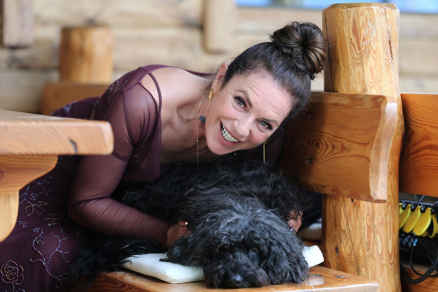 Christine Neubauer mit Hund