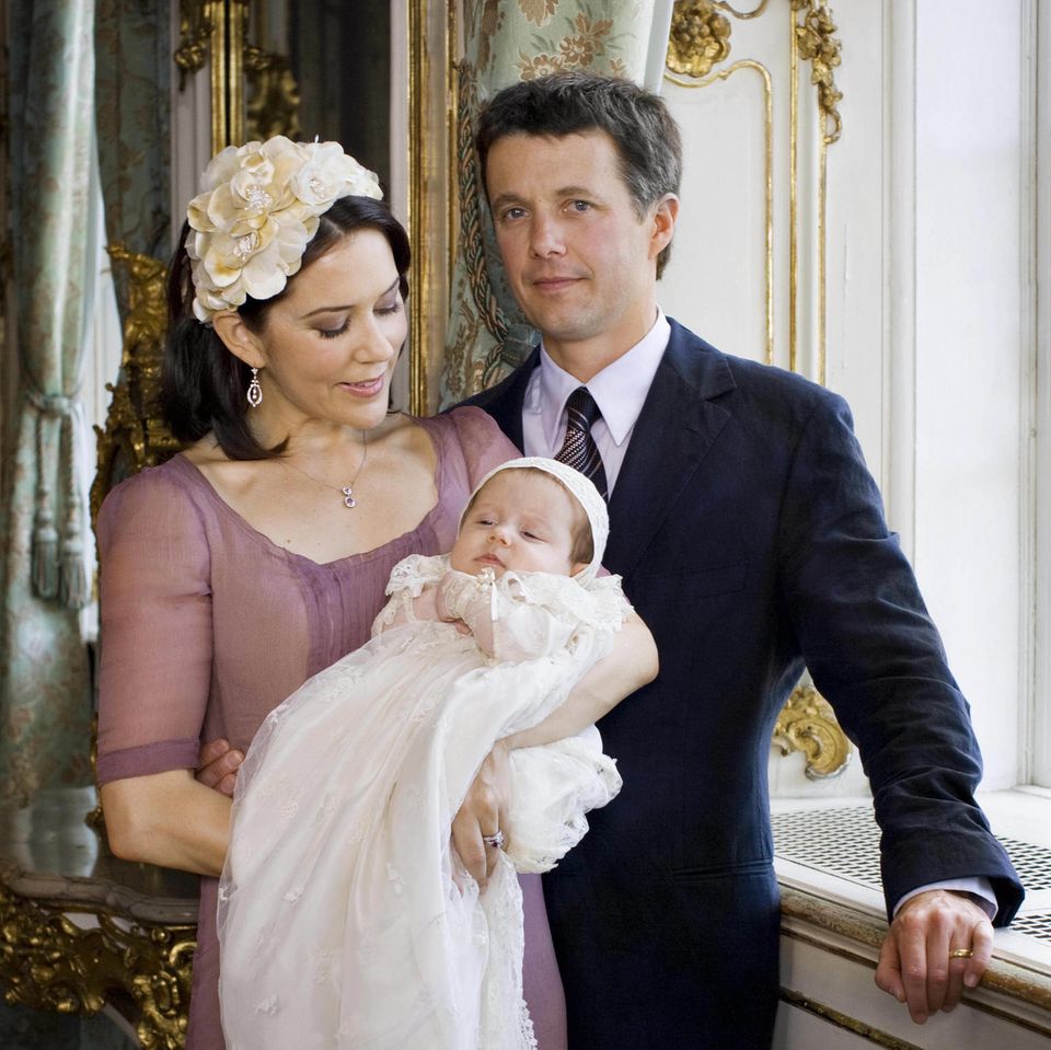 Königliche Täuflinge: Prinzessin Mary, Prinz Frederik und Prinzessin Isabella