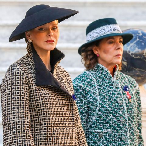 Fürstin Charlène und Caroline von Hannover