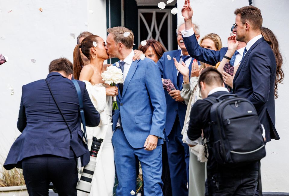 Christian Lindner + Franca Lehfeldt Die besten Bilder ihrer Hochzeit