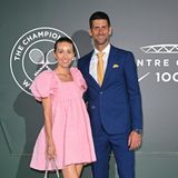 Wer sonst noch feiert: Jelena und Novak Djokovic