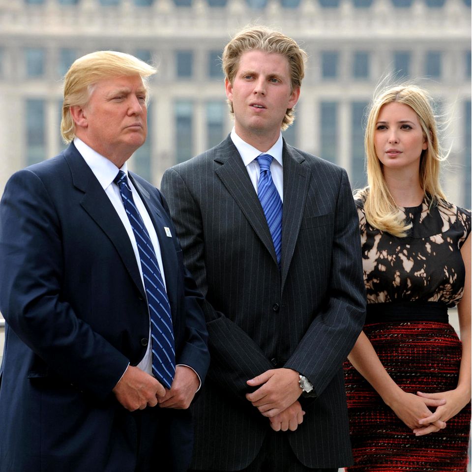 Trauer um Ivana Trump (†): Donald Trump, Eric Trump und Ivanka Trump