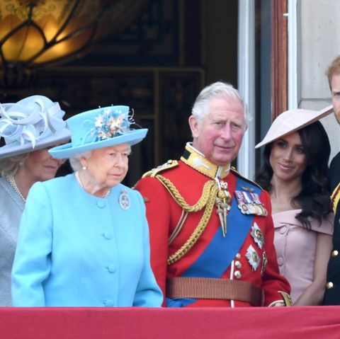 Queen Elizabeth, Prinz Charles und Herzogin Meghan