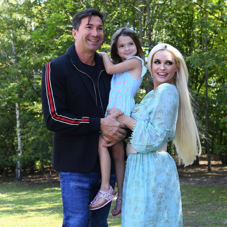 Daniela Katzenberger mit Ehemann Lucas Cordalis und Tochter Sophia Cordalis 