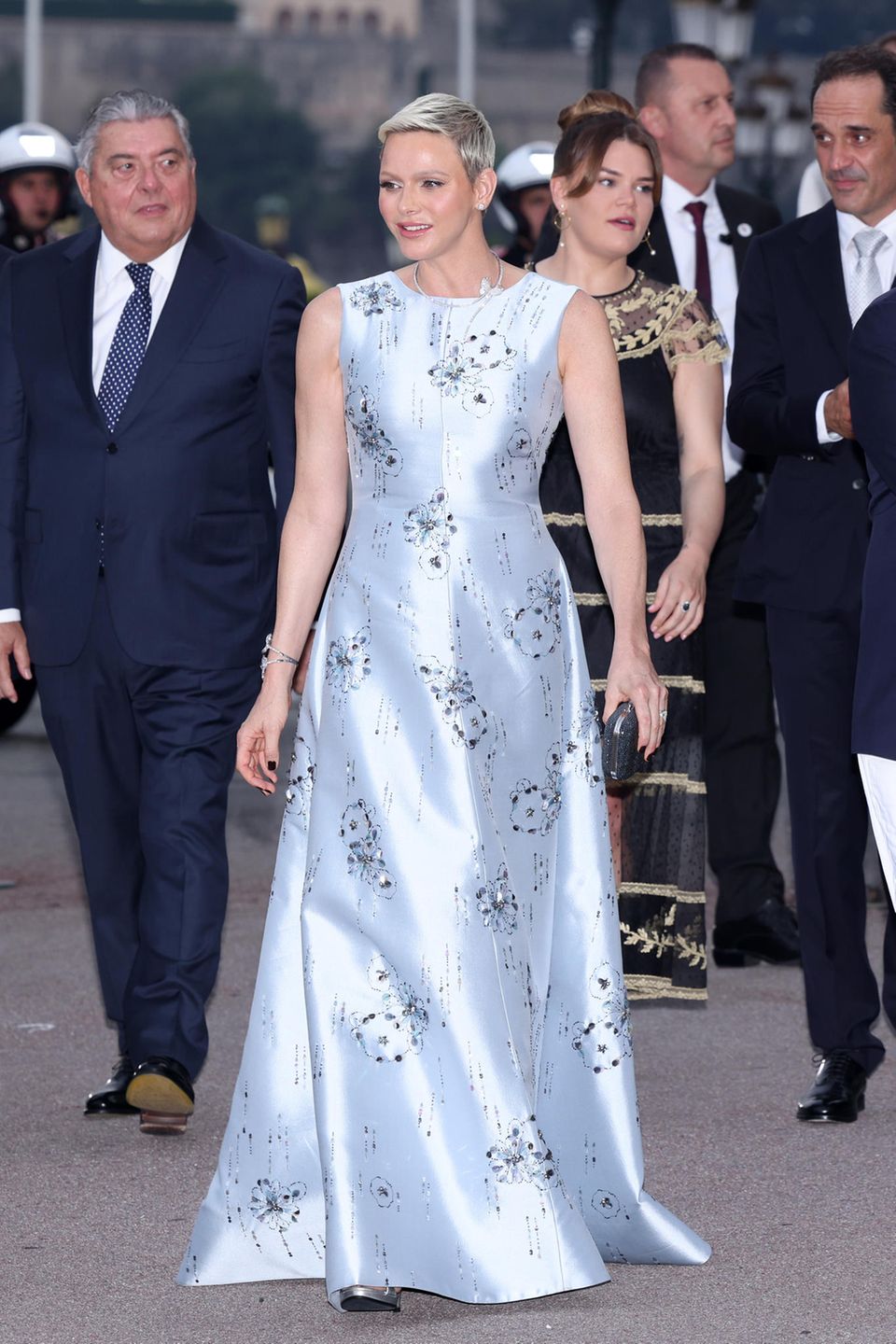 Princess Charlene at the Red Cross Ball in Monaco