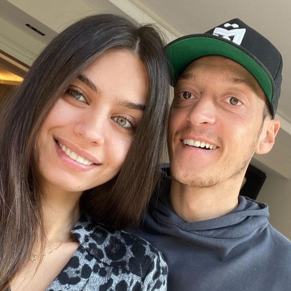 Amine und Mesut Özil