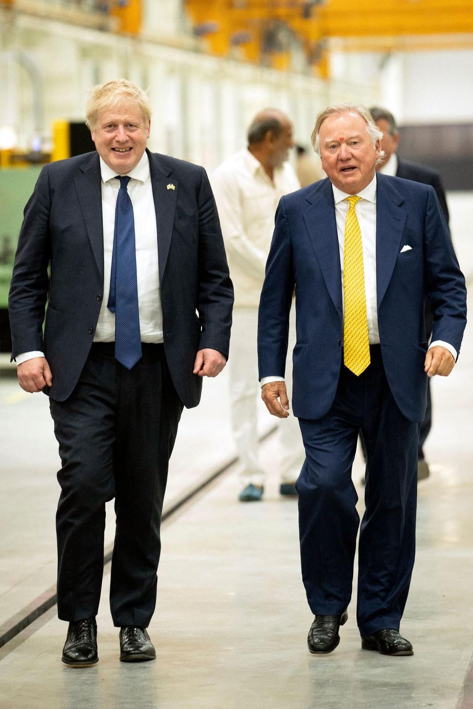 Boris Johnson und Lord Bamford
