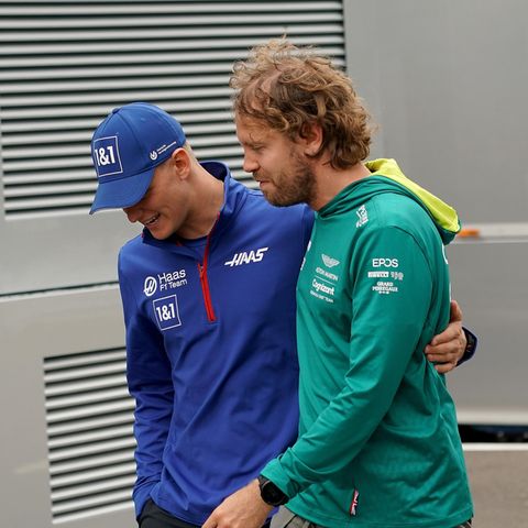 Mick Schumacher und Sebastian Vettel