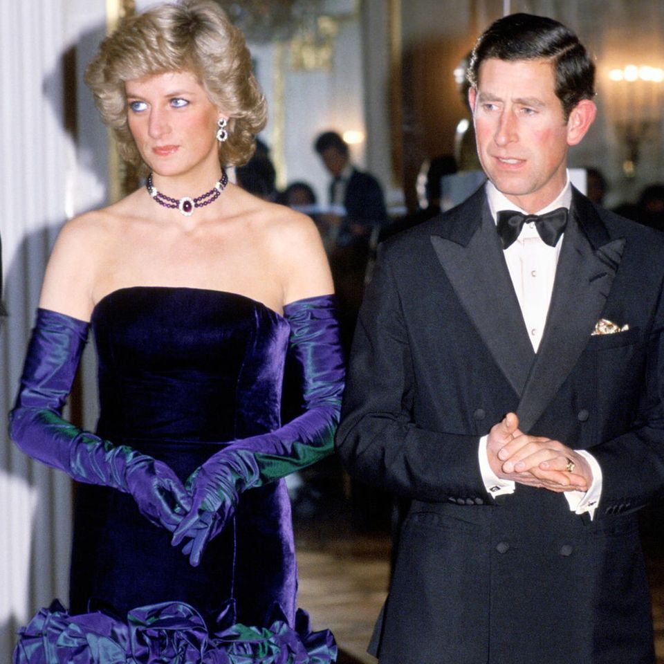 Prinzessin Diana und Prinz Charles im Jahr 1987