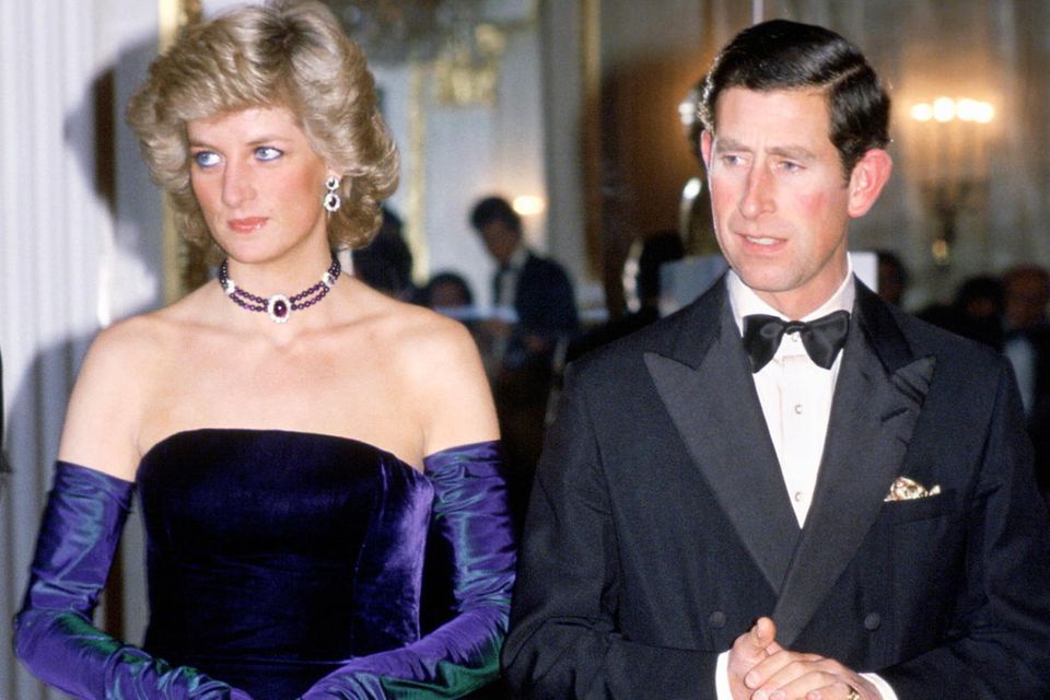 Prinzessin Diana und Prinz Charles im Jahr 1987