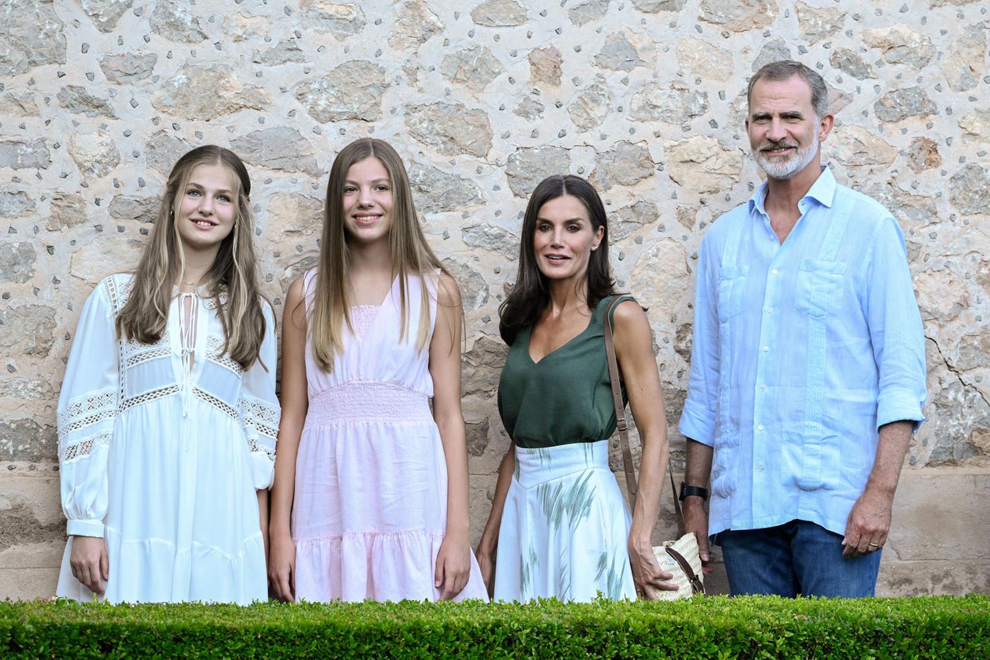 Die spanische Königsfamilie im Urlaub