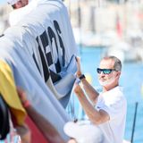 König Felipe bei Segelregatta