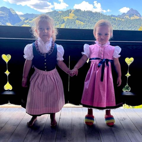 Tamara Ecclestones Tochter und Nichte begeistern mit Dirndl-Looks