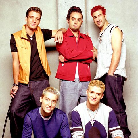 NSYNC-Mitglieder JC Chasez, Chris Kirkpatrick, Joey Fatone, Lance Bass und Justin Timberlake im Jahr 1999