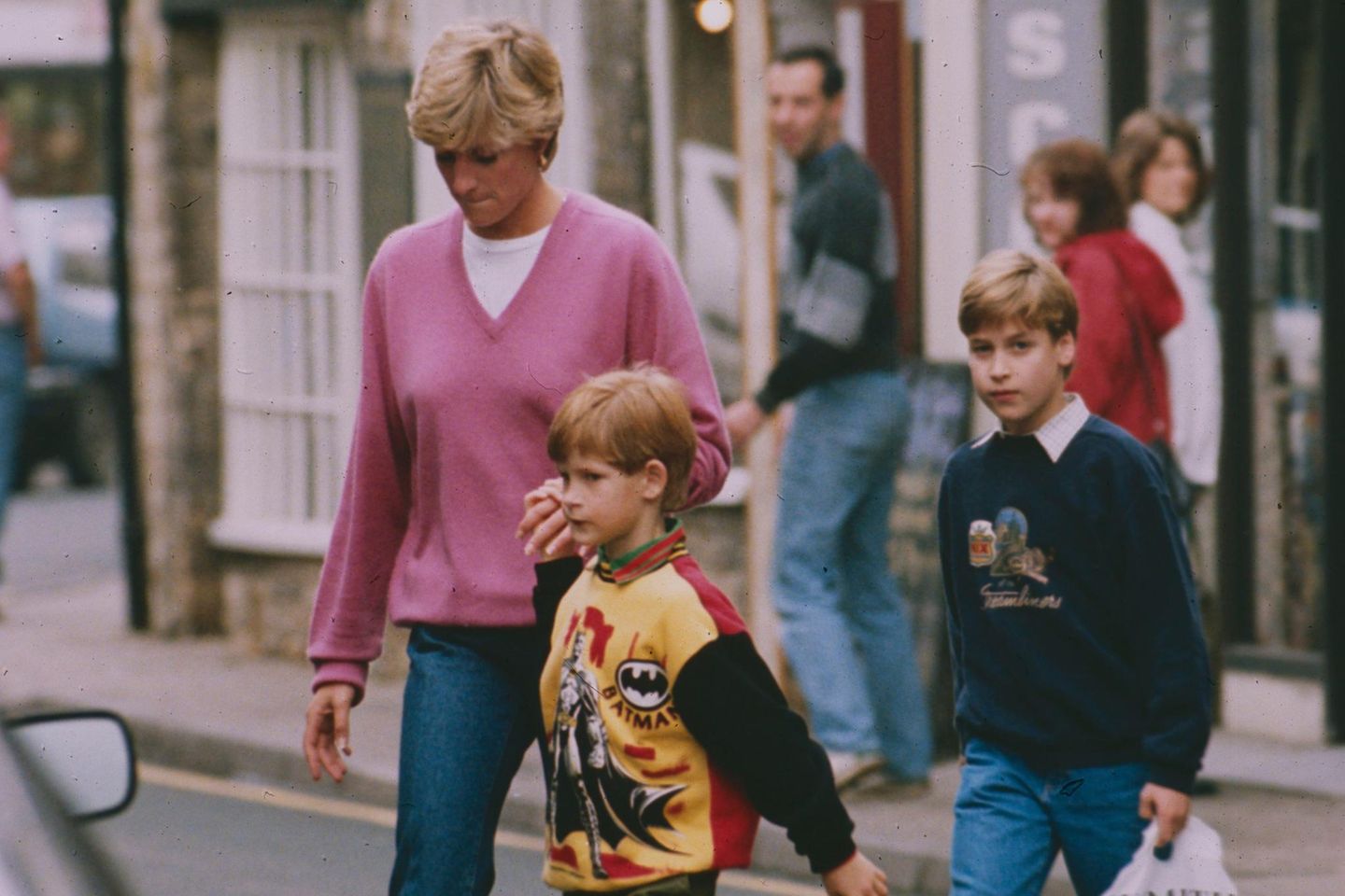 Prinzessin Diana, Prinz Harry und Prinz William