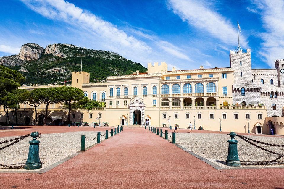 Der Fürstenpalast in Monaco.