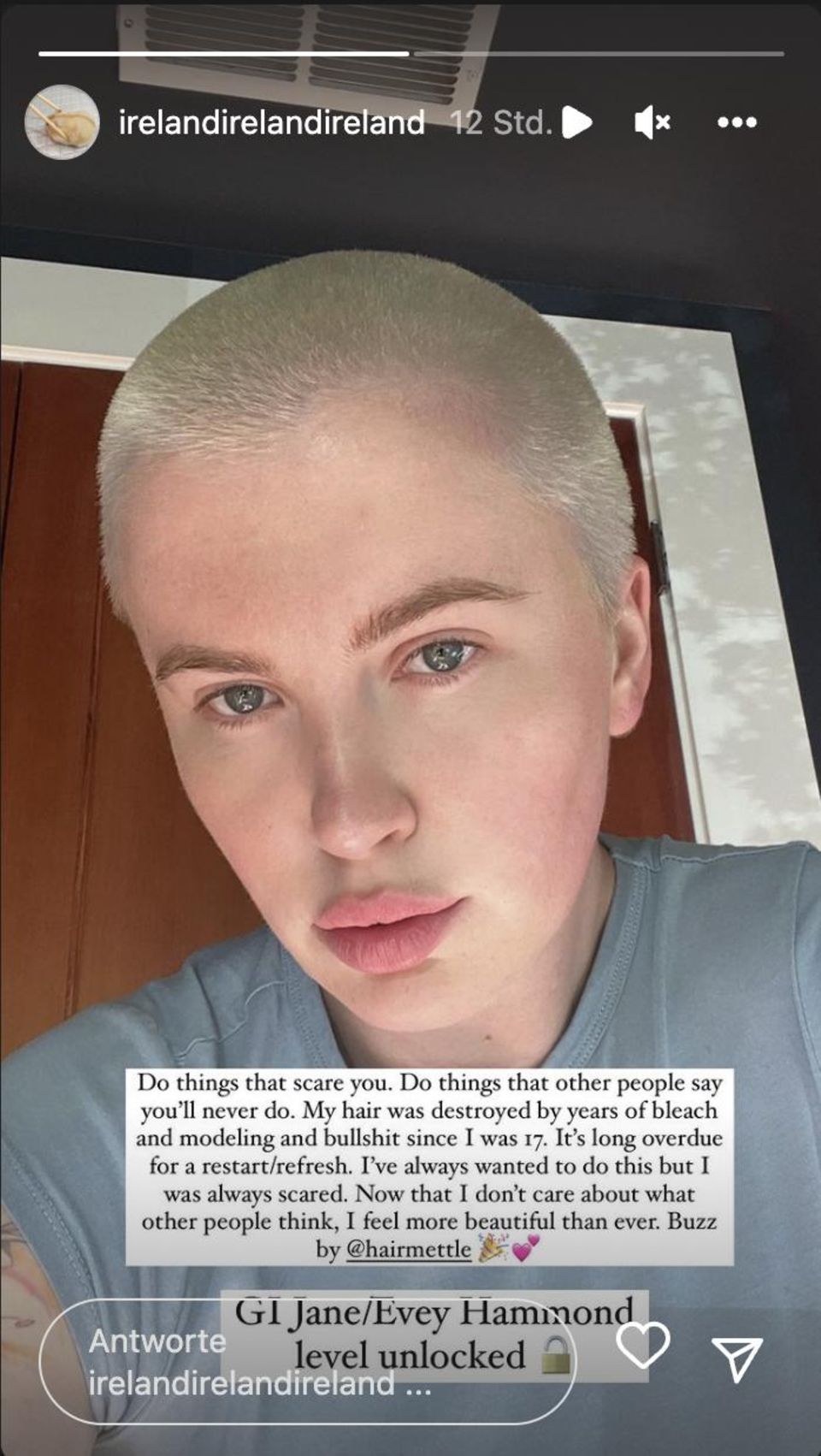 Ireland Baldwin: Ireland Baldwin teilt ihre neue Frisur auf Instagram. Ireland Baldwin teilt ihre neue Frisur auf Instagram.