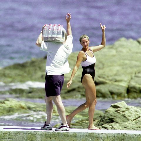 Der letzte Sommer von Lady Di: Diana mit ihrem Bodyguard kurz vor ihrem Autounfall in St. Tropez