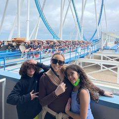 Stars Freizeitpark: Mariah Carey mit ihren Zwillingen