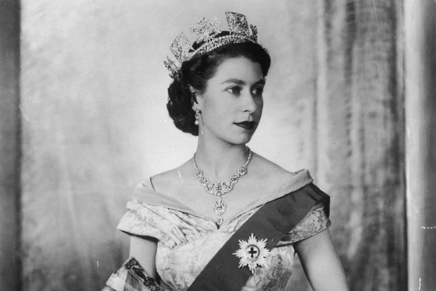 Queen Elizabeth im Jahr 1955