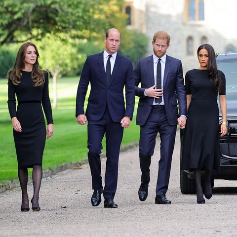 Herzogin Catherine, Prinz William, Prinz Harry und Herzogin Meghan