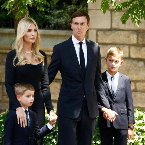 Ivanka Trump und Jared Kushner mit den Kindern Theo und Joseph Kushner