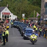 Queen Elizabeth Sarg Prozession: Leichenwagen in Ballater