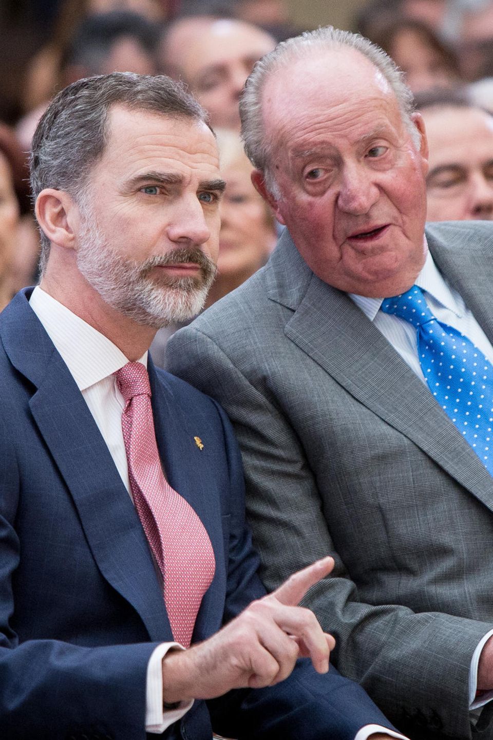 König Felipe und der Altkönig Juan Carlos I.