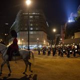 Staatsbegräbnis Queen: Parade in der Nacht