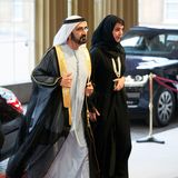 Sheikh Mohammed bin Rashid Al Maktoum kommt ebenfalls zum Empfang von König Charles III. im Buckingham Palast.