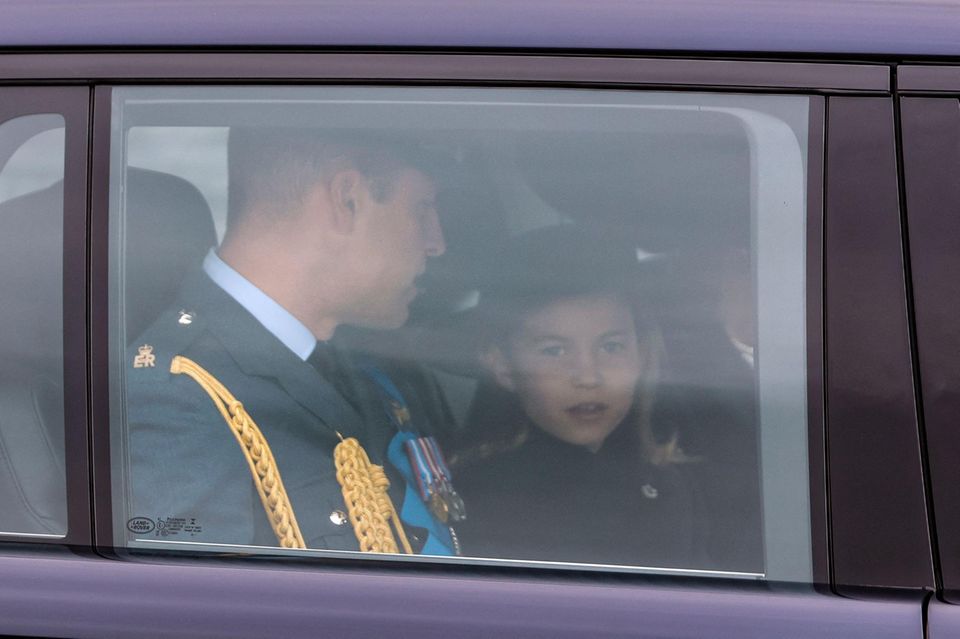 Prinz William und Prinzessin Charlotte