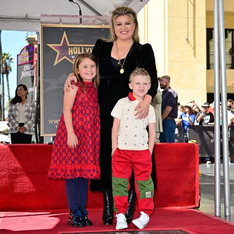 Walk of Fame: Kelly Clarkson mit ihren Kindern
