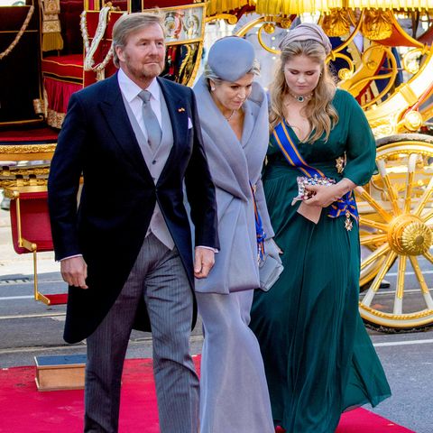 König Willem-Alexander, Königin Máxima und Prinzessin Amalia