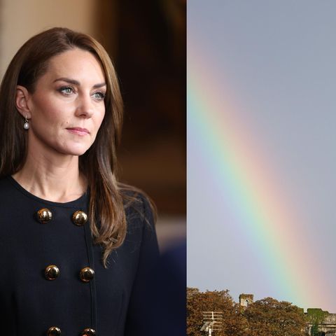 Catherine, Princess of Wales zu den Regenbögen: „Ihre Majestät hat auf uns herabgeschaut“