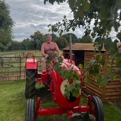 Gärten der Stars: David Hasselhoff fährt Traktor