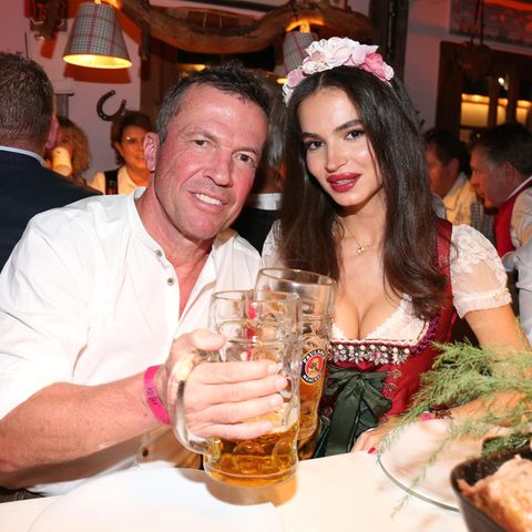 Lothar Matthäus und Ex Anastasia beim Oktoberfest im September 2022
