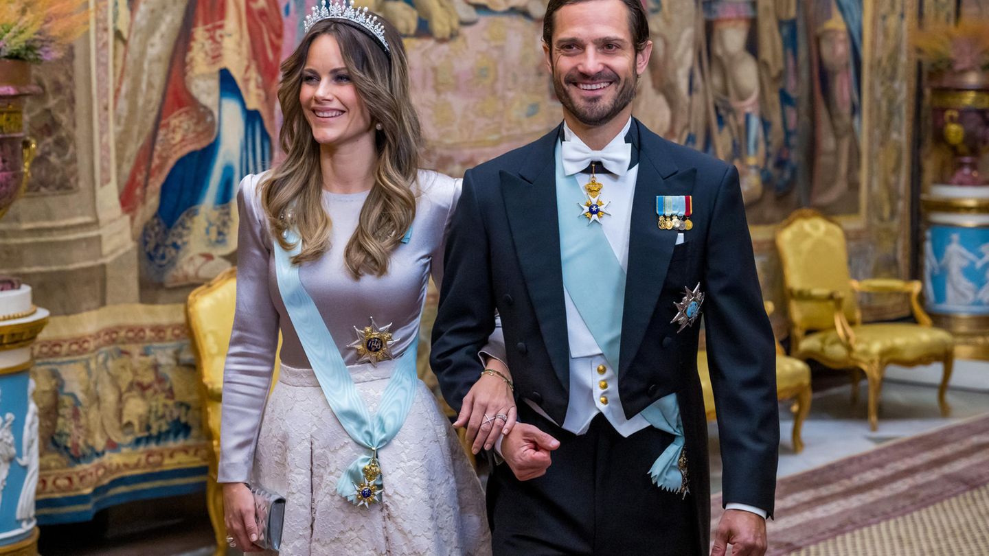 Repräsentationsdinner Prinzessin Victoria + Sofia begeistern in