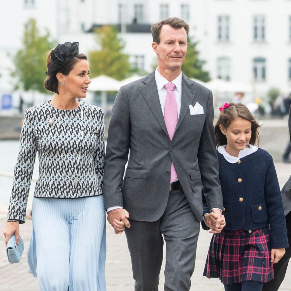 Prinzessin Marie und Prinz Joachim mit Prinzessin Athena, Prinz Felix, Prinz Henrik und Prinz Nikolai